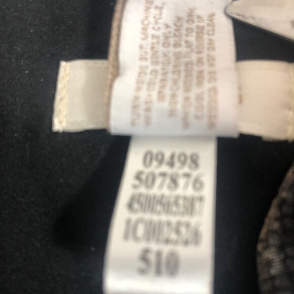 Chico's Jacket Womens Size 0 Silver Black Metallic Snake/ Allig Skin Snap Button - Picture 9 of 14